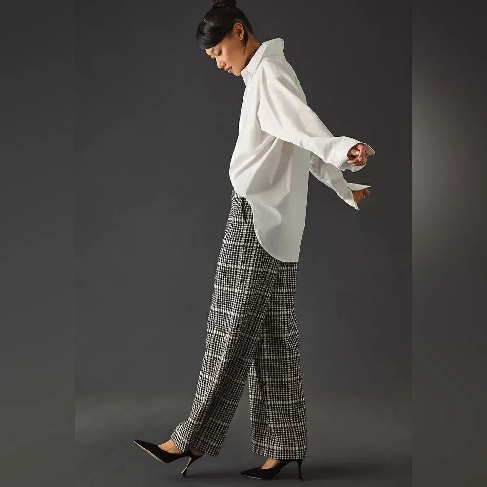 Anthropologie Exquise Plaid Pants NWT